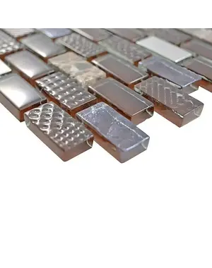  Mosaic tile brick Crystal Mix XCM B156