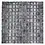 Mosaic tile square Crystal Uni XCM 8BL17