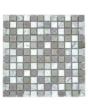  Mosaic tile square Crystal Mix XCM CB 33
