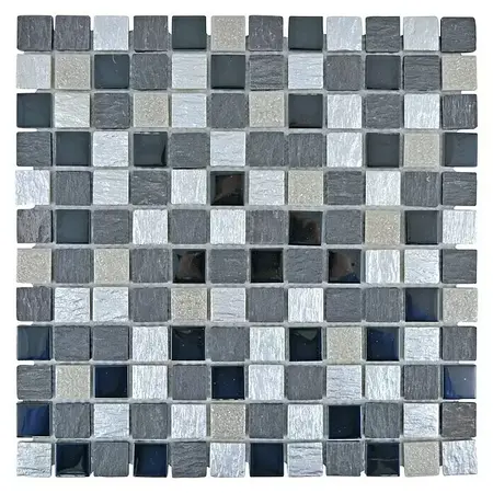 Mosaic tile square Crystal Mix XCM HQ28