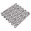 Mosaic tile button Calacatta CTG