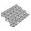 Mosaic tile triangle Uni CG TR 51