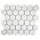 Mosaic tile hexagon Uni CU HX101