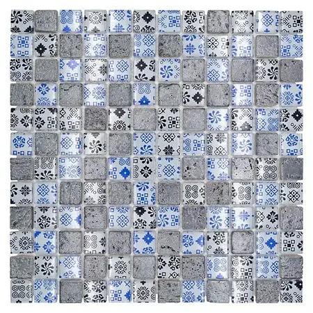 Mosaic tile square Crystal structure XCM CB07