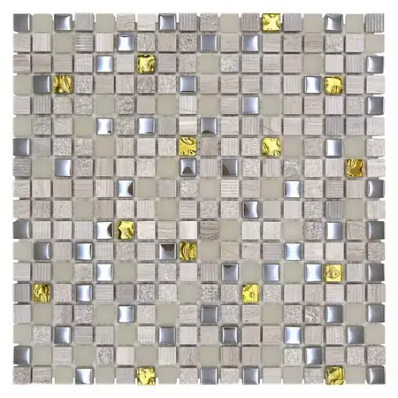 Mosaic tile square Crystal Mix XCM HQ12