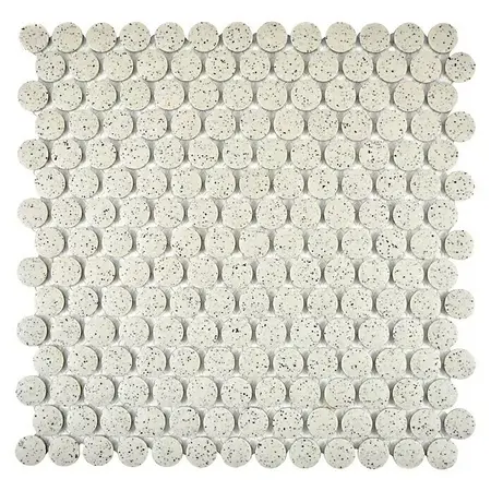 Mosaic tile Button Uni CU K208