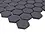 Mosaic tile Hexagon Uni HX AT29