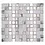 Mosaic tile square Crystal Mix XAM A441
