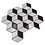 Mosaic tile cube POV 01
