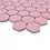 Mosaic tile hexagon Uni HX AT22