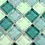 Mosaic tile Square Crystal Mix XCM 8114