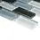 Mosaic tile Brick Crystal Mix XCM B899