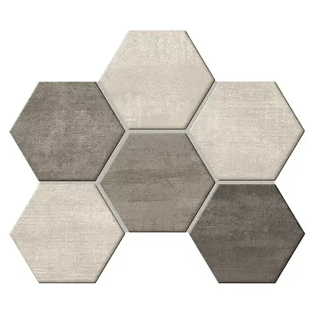 Atlas Concorde Solution Yorkshire mosaic tile Hexagon Cold