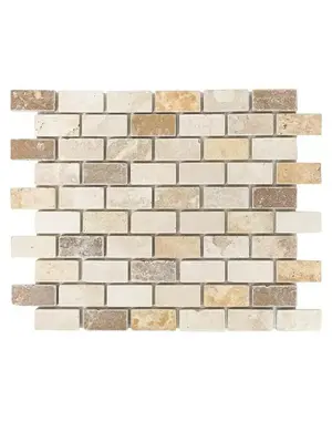  Mosaic tile brick mixtumbled XNT 46474