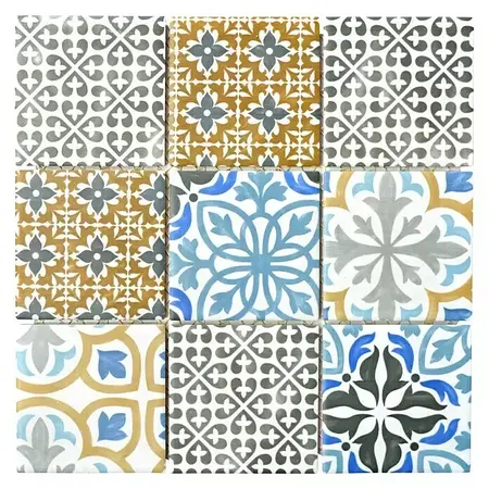 Mosaic tile square Classico Mix Porto