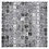 Mosaic tile square crystal uni CM 4BL12