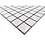 Mosaic tile square Uni B 140