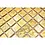 Mosaic tile square Crystal Uni CM 4GO10