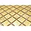 Mosaic tile square Crystal Uni CM 4GO10