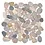 Mosaic tile pebble XKF 004M