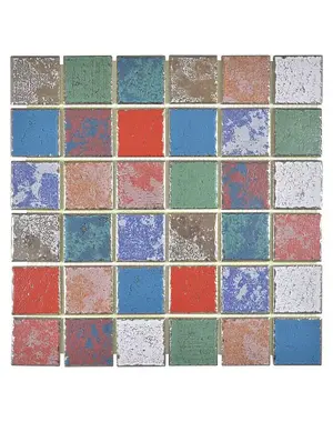  Mosaic tile square Orient Color Mix CD CUBIS