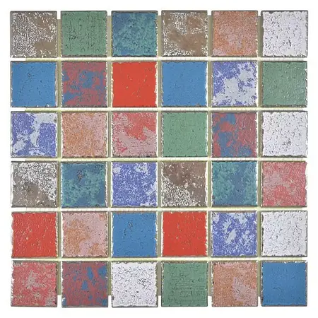 Mosaic tile square Orient Color Mix CD CUBIS