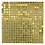 Dune Metallic Gold D940 Mosaic Tile 30x30cm