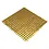Dune Metallic Gold D940 Mosaic Tile 30x30cm