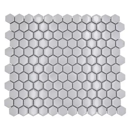 Mosaic tile hexagon Uni HX 050