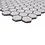 Mosaic tile hexagon Uni HX 050