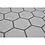 Self-adhesive mosaic hexagon SVM HXW