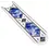 Ceramic Tiles Border Melissa Blue 5x20cm