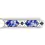Ceramic Tiles Border Melissa Blue 5x20cm