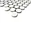 Mosaic tile button Uni 100N