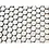 Mosaic tile button Uni 100N