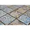 Mosaic tile square curtain 47 strong colour mix CV 47MSC