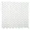 Mosaic tile button Uni 110N