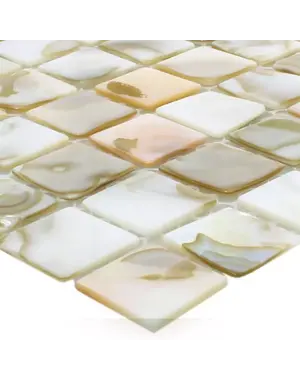  Mosaic Tiles Shell Kordon Light Beige