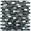 Mosaic Tiles Gondomar Glass Shell Mix Black
