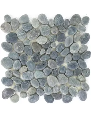  Pebble Mosaic Tiles Xanthos Black