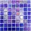 Glass Swimming Pool Mosaic McNeal Dark Blue 38