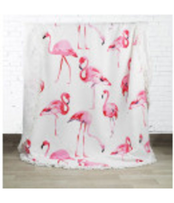 Bath towels Flamingo round