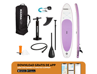 WANNAsup board Paars-blauw