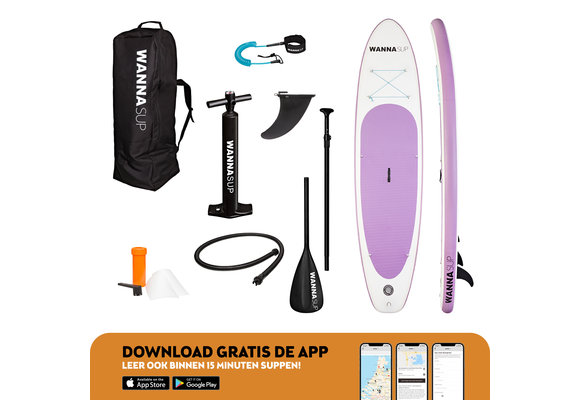WANNAsup board Paars-blauw