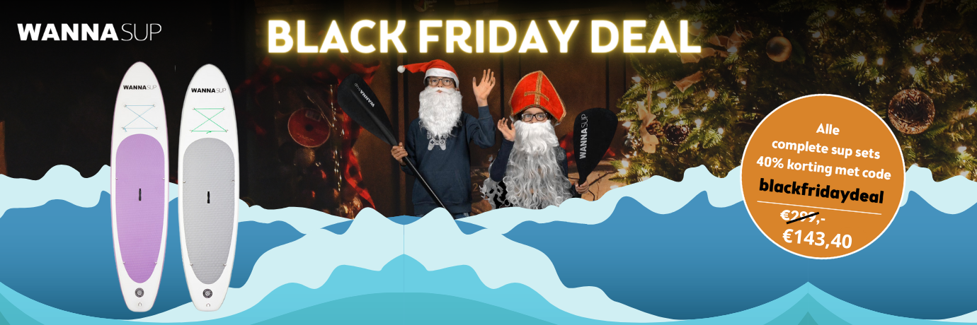 Black Friday supboard aanbieding - WANNAsup