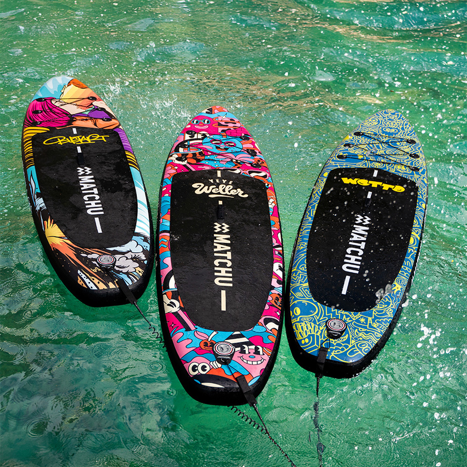 MATCHU SUP board - ART collection - YEYE WELLER - Complete set