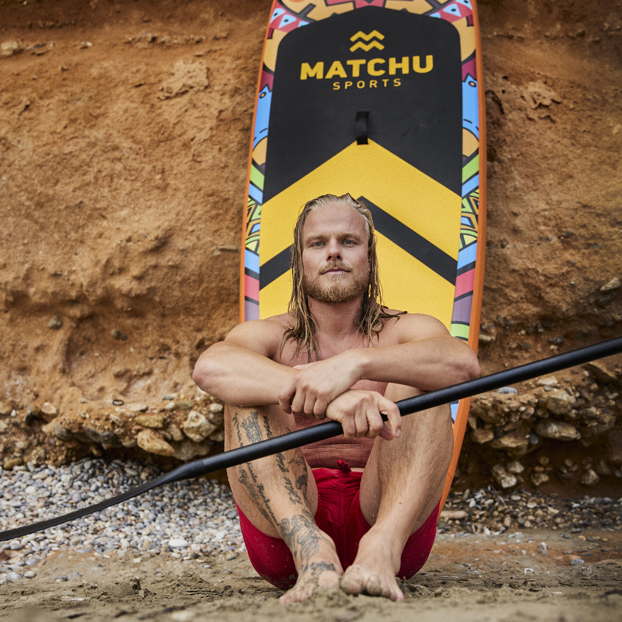 MATCHU SUP board - DELUXE - Complete set - Met stoeltje