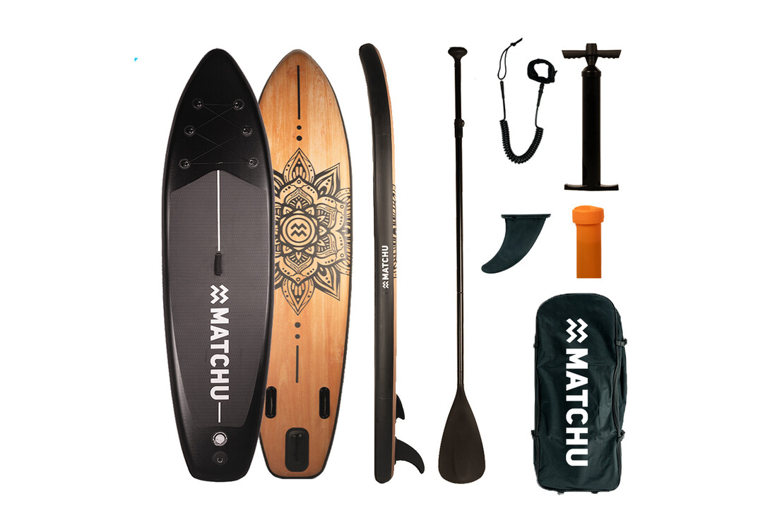 MATCHU allround SUP board - Wood/mandala - Refurbished