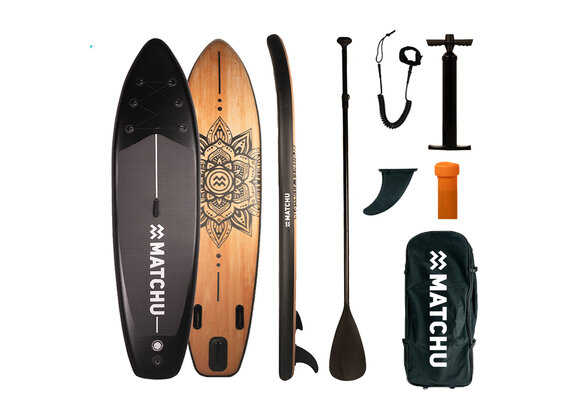 MATCHU allround SUP board - Wood/mandala - Refurbished