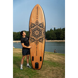 MATCHU allround SUP board - Wood/mandala - Refurbished